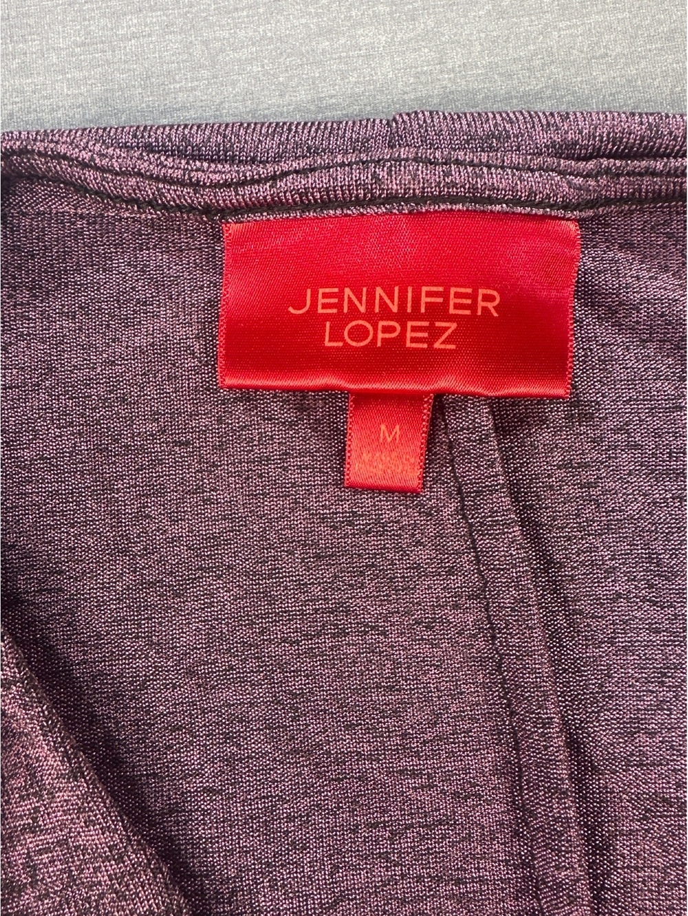 Jennifer Lopez Women Sleeveless Top Medium Purple Rayon Polyester Spandex NWT - Picture 2 of 8